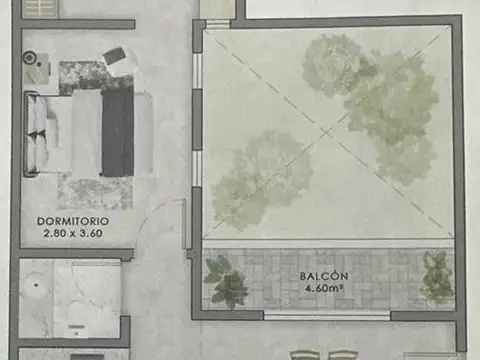 Departamento en Venta de 2 ambientes