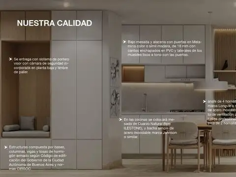 Departamento en Venta de 1 dormitorio