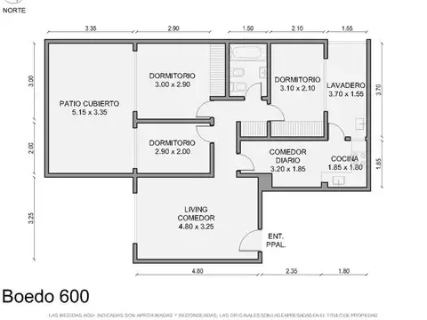 Departamento en Venta en Boedo, USD 115.900