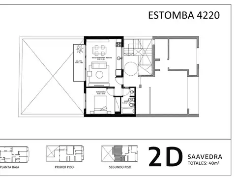 Depto Tipo Casa en Venta en Saavedra, USD 98.000