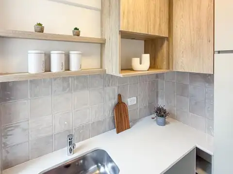 Departamento 2 ambientes con 2 baños