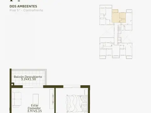 Departamento en Venta en El Palomar, USD 60.900