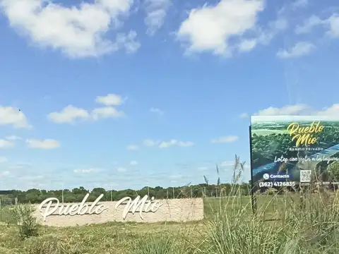 Terrenos: "Loteo Pueblo Mío" 400 y 627 Mts.