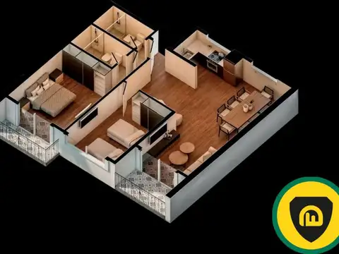 Departamento en Venta de 2 dormitorios