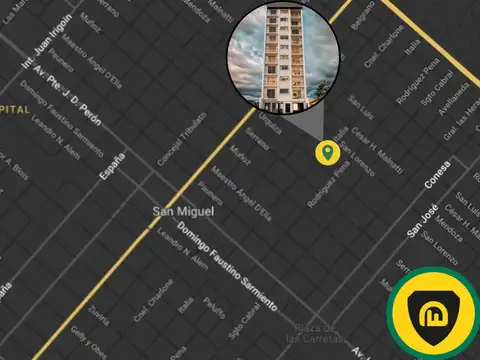 Departamento 3 ambientes con 2 baños