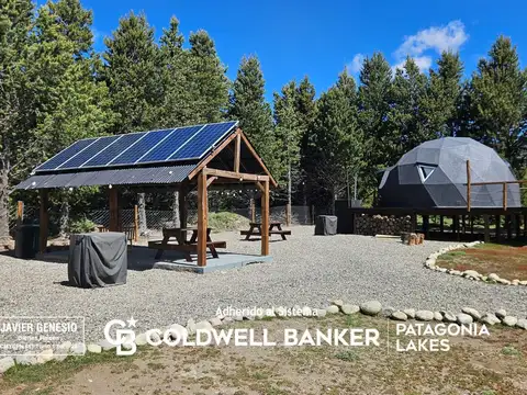 VENTA Conjunto de Domos Turtisticos 30m2 en lote 1038m2 en Villa Lago Meliquina