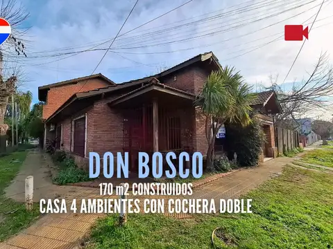 CASA EN VENTA 4 AMB CON COCHERA Y QUINCHO