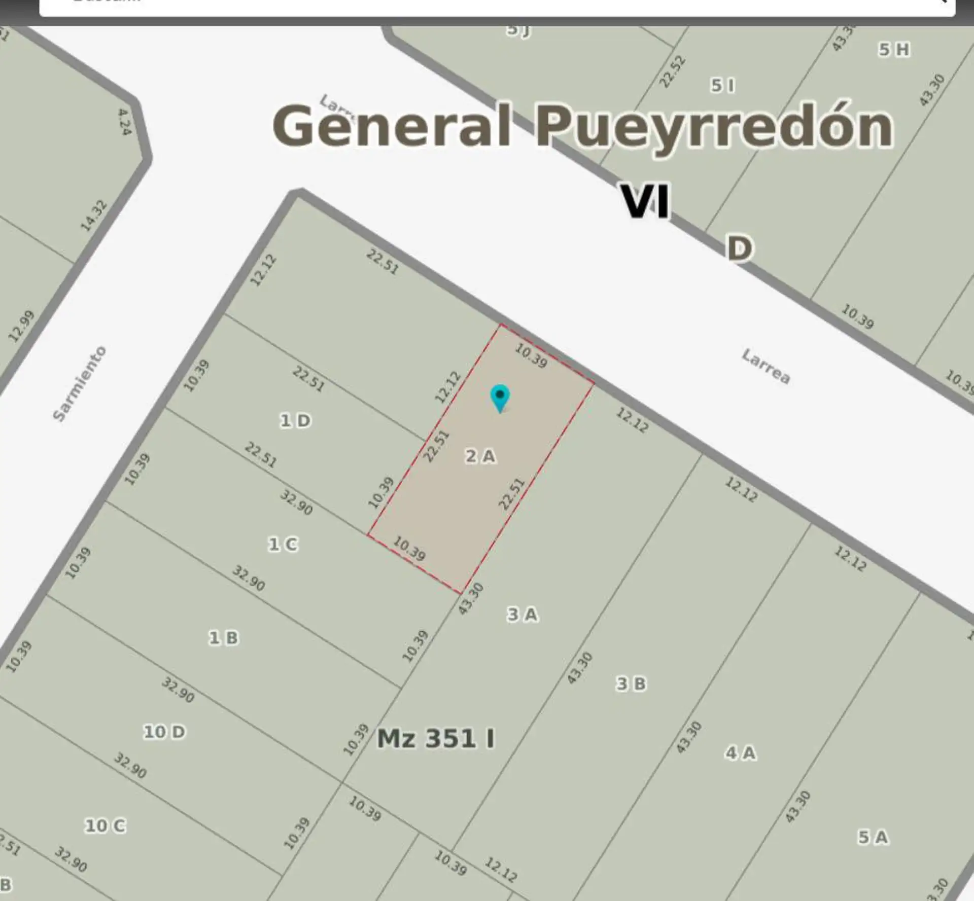 Terreno 234m² en Barrio San Carlos con gran vista