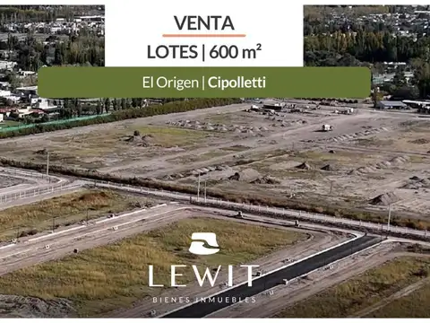 VENTA LOTE BARRIO CERRADO EL ORIGEN CIPOLLETTI | RIO NEGRO