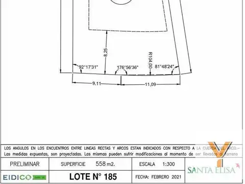 Terreno en venta - 558Mts2 totales - Santa Elisa, Pilar
