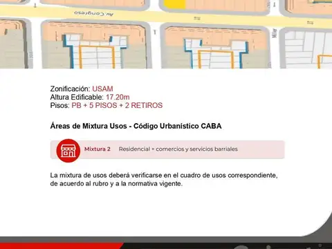 Terreno en Venta en Villa Urquiza, USD 2.650.000