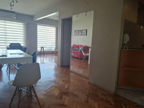 Alquiler temporario departamento 3 ambientes con balcon en r