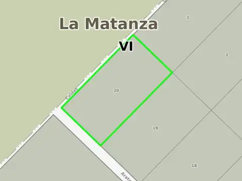 Terreno en Venta 30  mts Frente