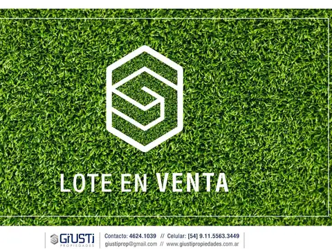 Venta Lote ideal constructor