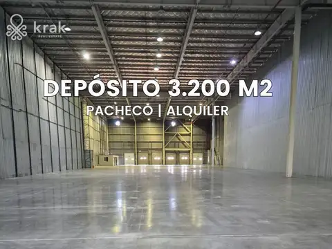 Depósito en Alquiler en predio logístico cerrado de 3.200 m2