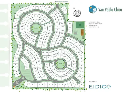 Venta lote interno de 620 M2 San Pablo Chico Pilar
