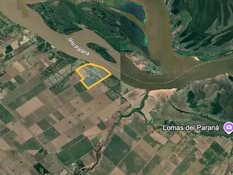 93 ha CON 1000 METROS DE FRENTE AL RIO EN FIGHIERA