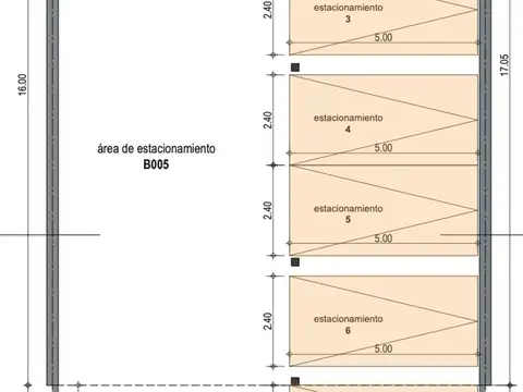 Venta cochera 7 modulo sin techar