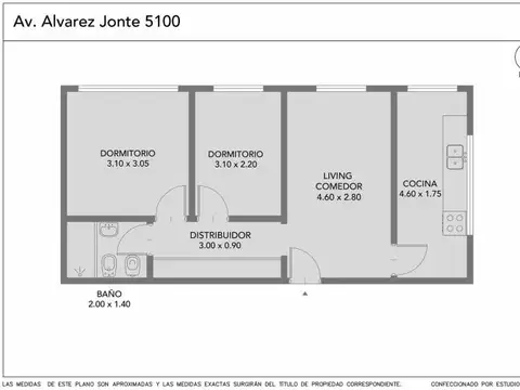 Departamento en Venta en Villa del Parque, USD 79.000
