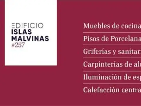 Excelente Depto mono vta estrenar Islas Malvinas al 200