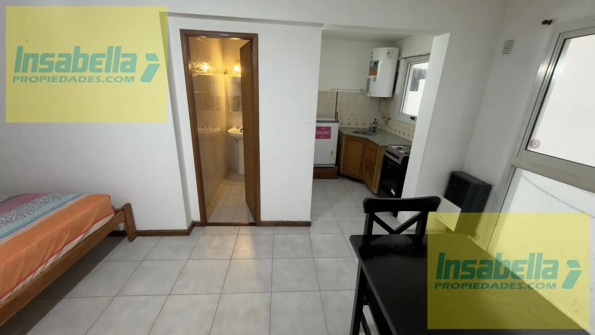 Depto monoambiente 23m² en Microcentro, amplio y luminoso