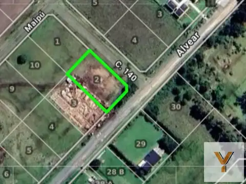 Terreno en Venta de 1045,0 m2