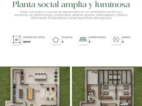 Casa en Venta de 5 dormitorios