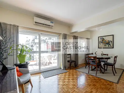 SEMIPISO DE REVISTA! ESPEC BALCÓN TERRAZA C/VISTA ABIERTA! T/a nuevo! Muy lum! Cochera! Baulera! Bajas expensas! ÚNICO! OPORT!