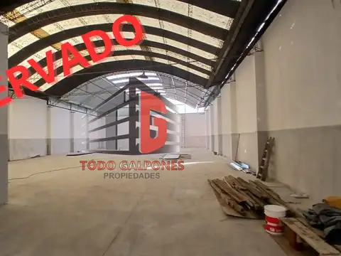 Galpón 850m2 S/Lote 16x50 a ESTRENAR