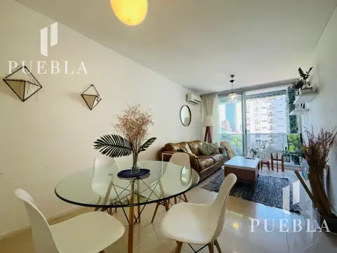 (RESERVADO)ALQUILER 2 AMBIENTES CON MUEBLES EN PALERMO CHICO CON COCHERA OPCIONAL Y AMENITIES