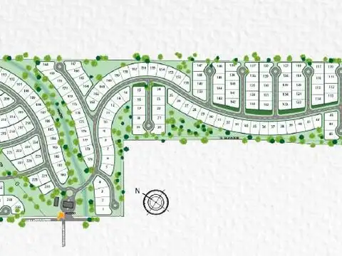 Terreno en Venta 20  mts Fondo