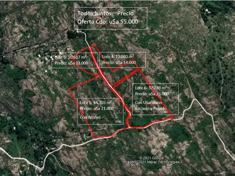 Terreno en Venta en Mina Clavero, USD 12.000