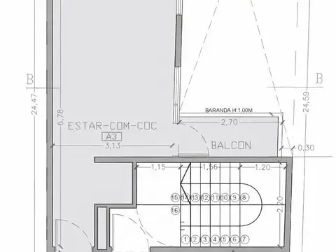 DEPARTAMENTO venta 2 AMBIENTES 40 METROS Caballito
