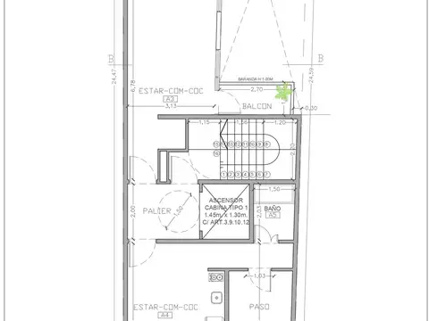 Departamento en Venta de 1 dormitorio