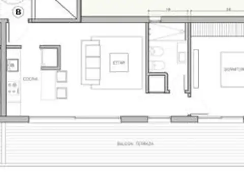 Departamento en Venta con 1 cocheras