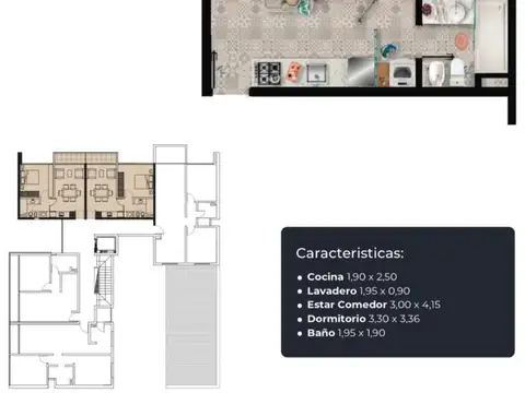 Departamento en Venta de Monoambiente