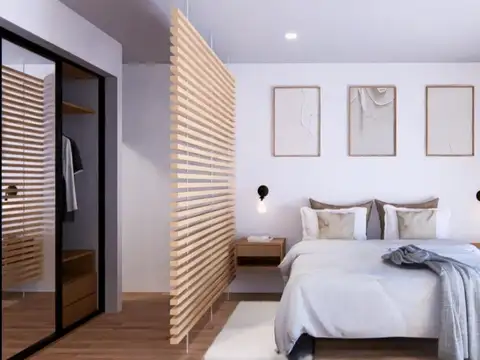 Departamento 2 ambientes con 1 baño