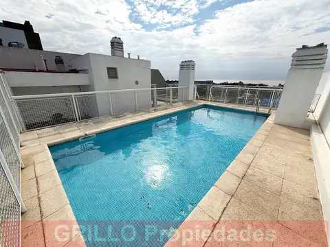 Av. del Libertador 7730. Departamento dos ambientes. Balcón aterrazado. Cochera opcional. Excelente vista. Pileta y SUM.