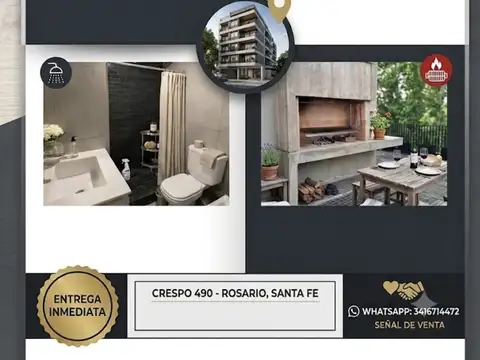 Departamento 2 ambientes con 1 baño