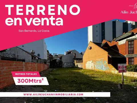 Terreno en San Bernardo Del Tuyu