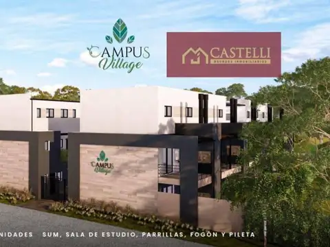 Departamento 3 Ambientes con terraza en alquiler en Campus Village Pilar