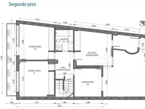 Departamento en Venta de 5 ambientes
