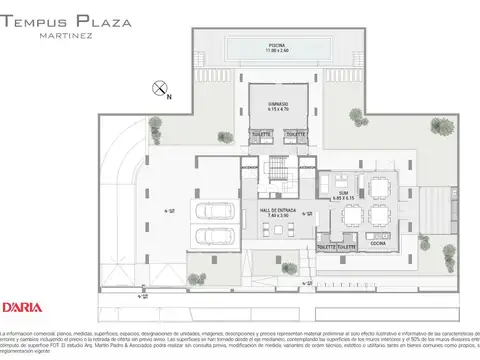 Departamento 4 ambientes con 3 baños