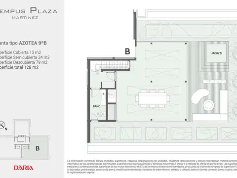 Departamento en Venta de 3 dormitorios