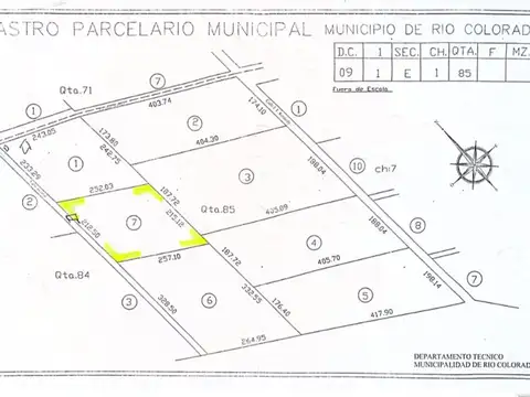 Venta Chacra en Rio Colorado financiado