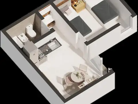 Departamento en Venta de Monoambiente