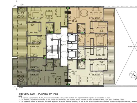 Departamento en Venta con 1 cocheras