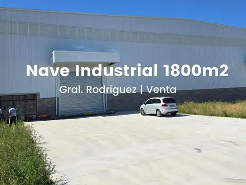 Depósito en venta a estrenar de 1800m2 en General Rodríguez