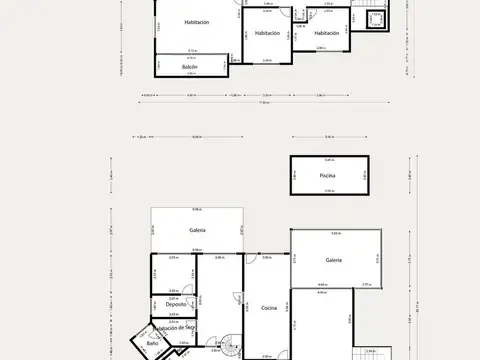 Casa 5 ambientes con 3 baños