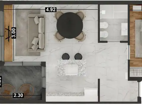 Departamento en Venta de 2 ambientes